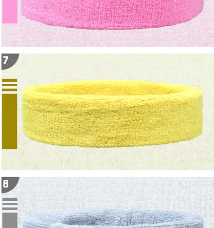 2Pcs Sport Wristbands + 1Pcs Headband Towel