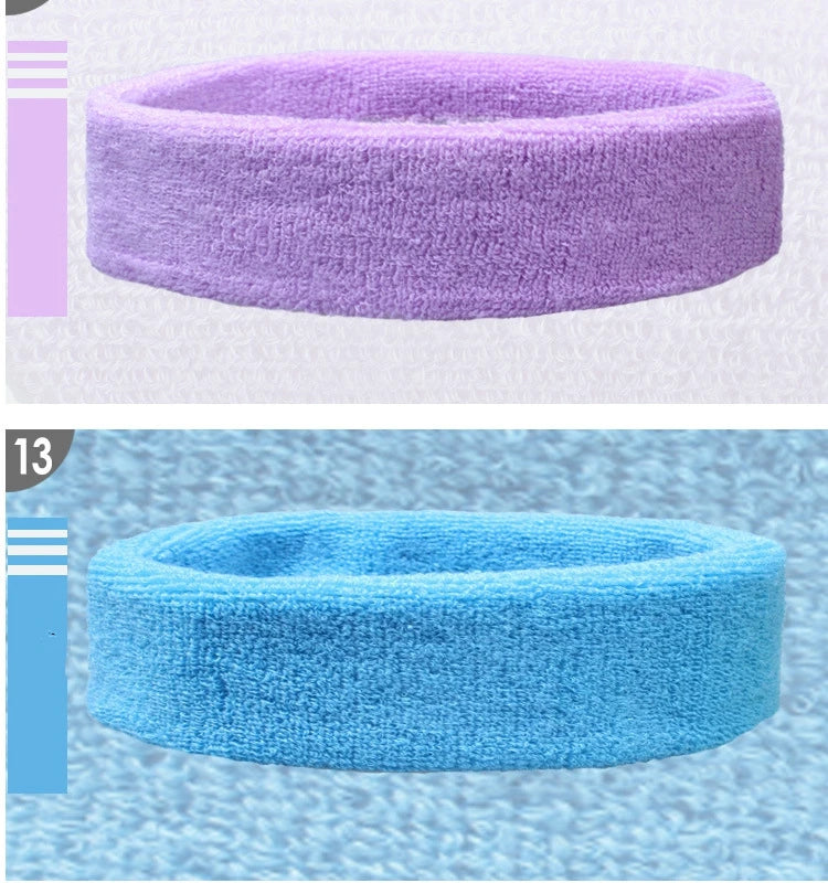 2Pcs Sport Wristbands + 1Pcs Headband Towel