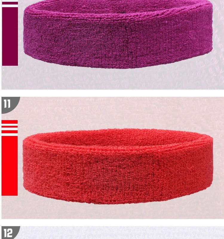 2Pcs Sport Wristbands + 1Pcs Headband Towel