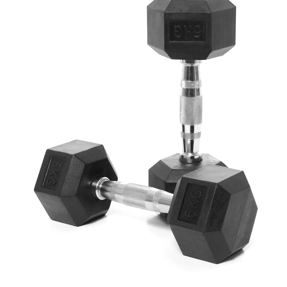 2pc 2.5kg/ 5kg/7.5kg Hexagon Dumbbell Gym Weights