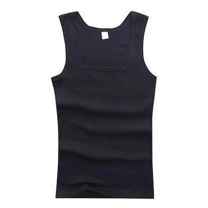 Summer Tank Tops 100% Pure Cotton Elastic Vest