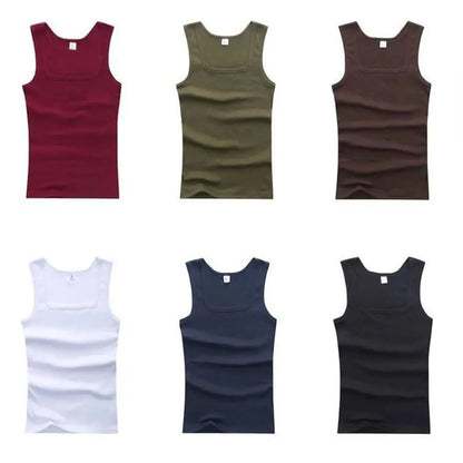 Summer Tank Tops 100% Pure Cotton Elastic Vest