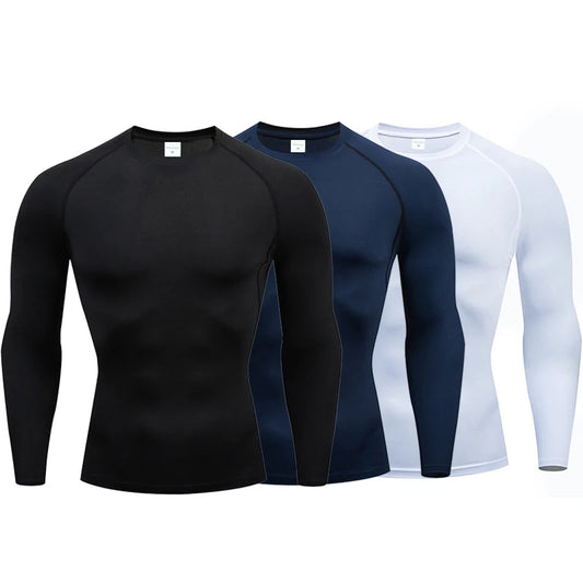 Mens Long Sleeve Compression Shirt