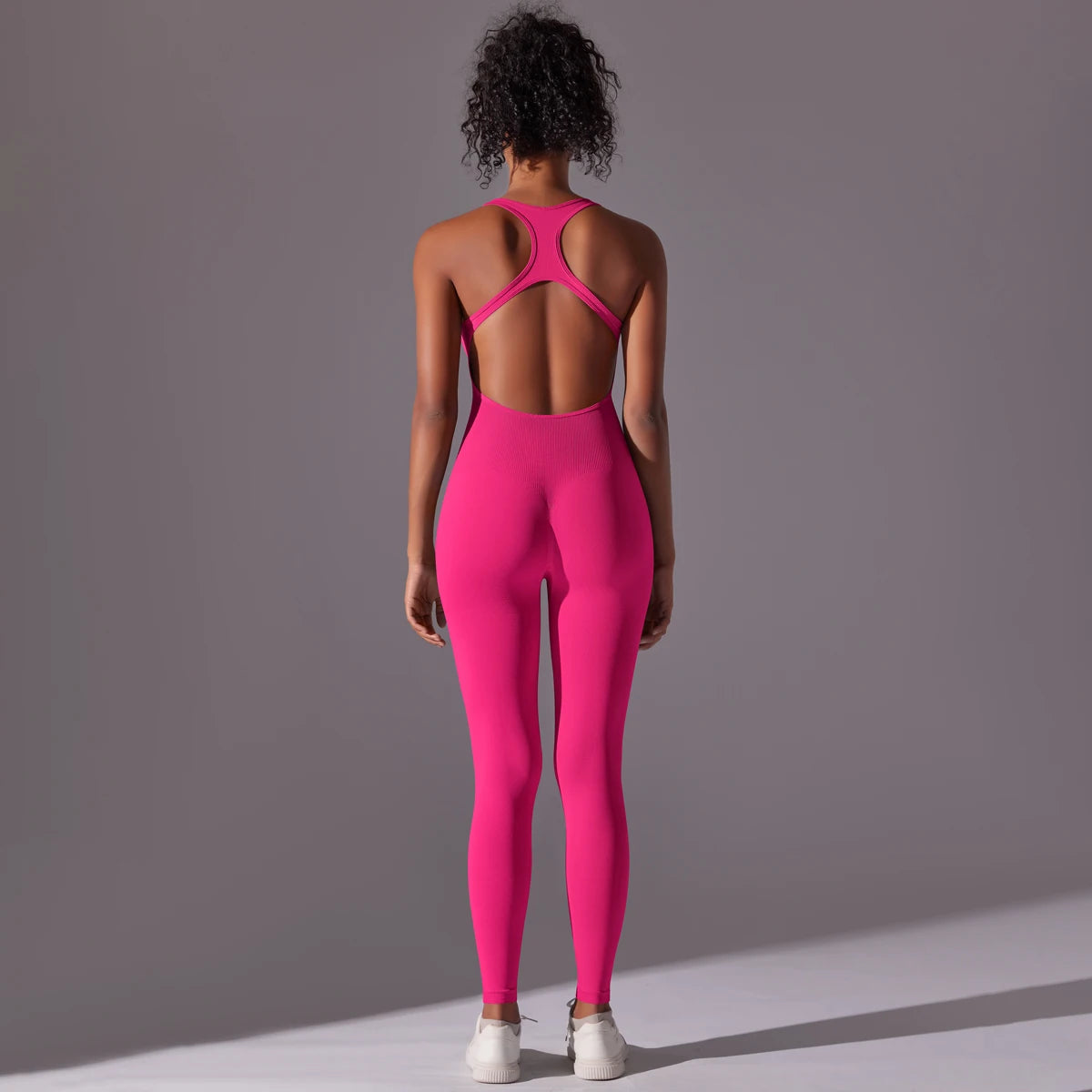 V Jumpsuit Gym Set for Women