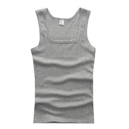 Summer Tank Tops 100% Pure Cotton Elastic Vest