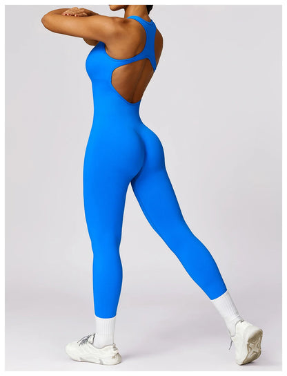 V Jumpsuit Gym Set for Women