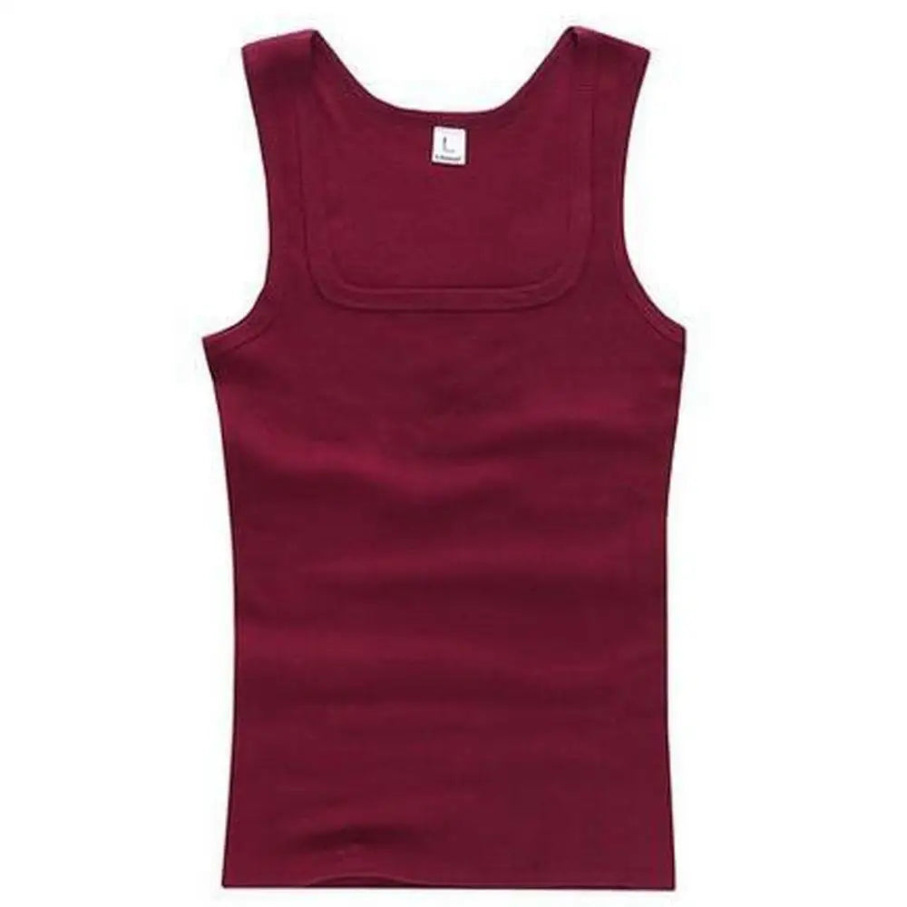 Summer Tank Tops 100% Pure Cotton Elastic Vest